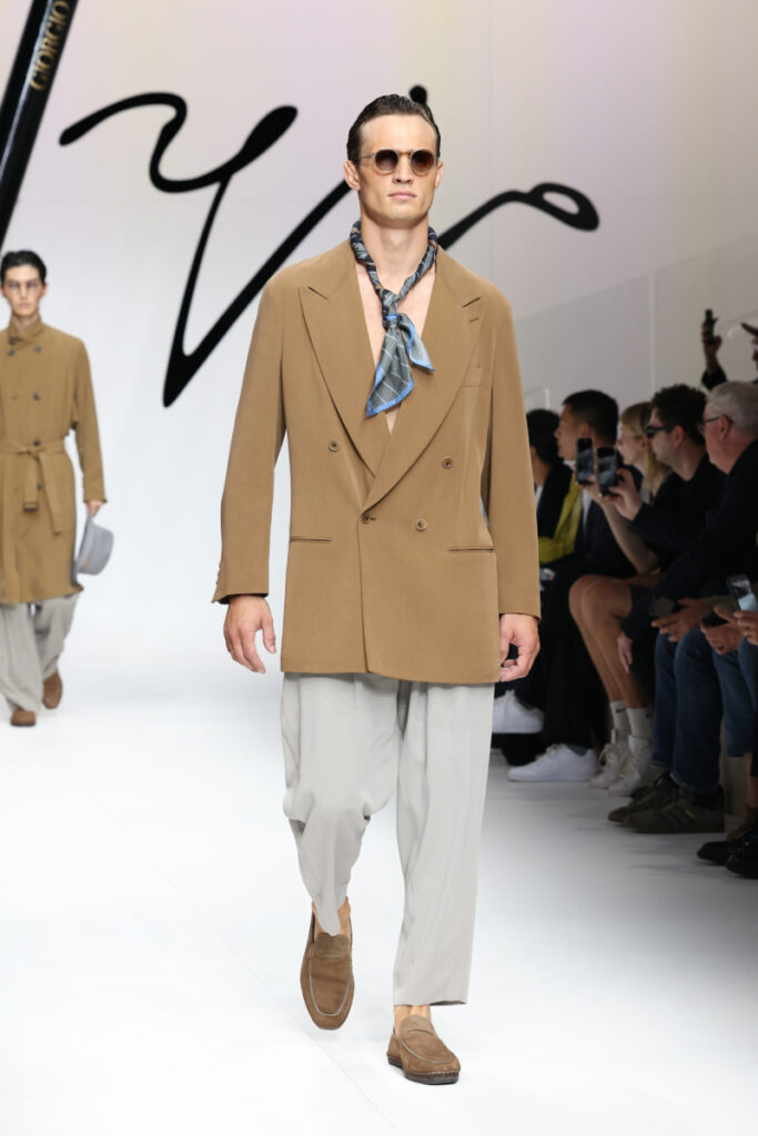 [Mode masculine printemps-été 2024] : quiet luxury, Giorgio Armani