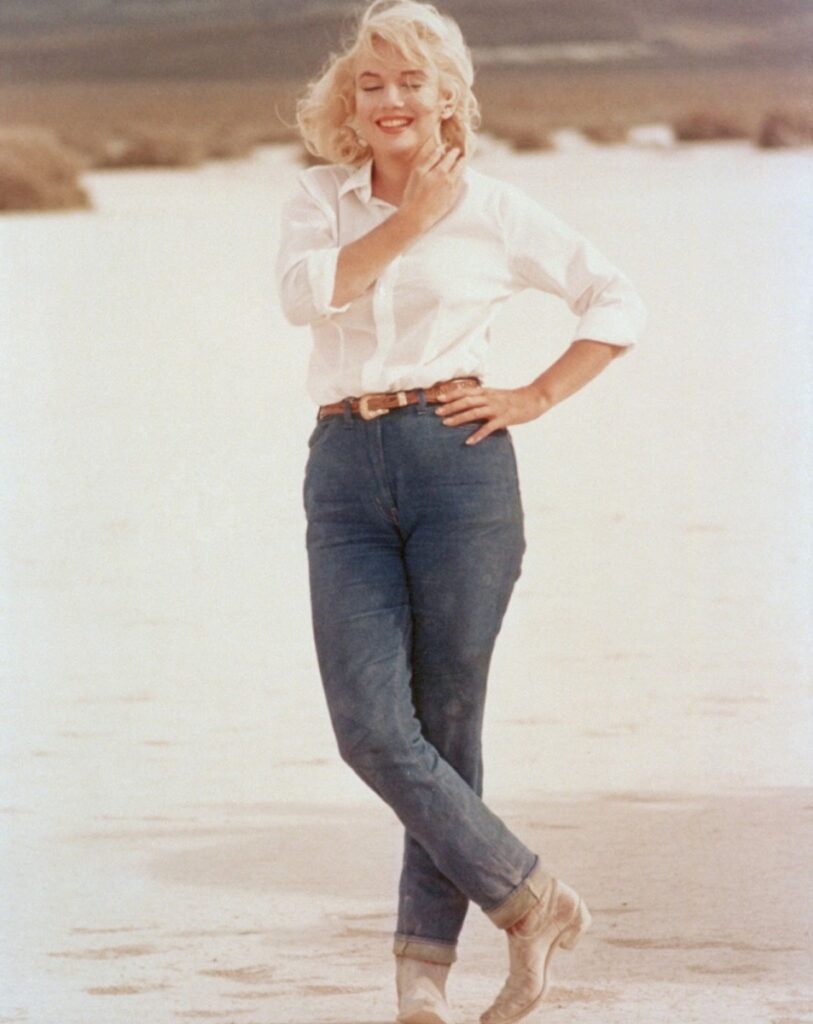 Marilyn Monroe portant un jean Levi's